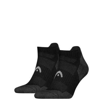 Afbeelding van HEAD 2P sneakersokken hiking zwart 35 38