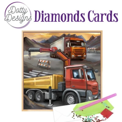 Afbeelding van Dotty Designs Diamond Cards Truck