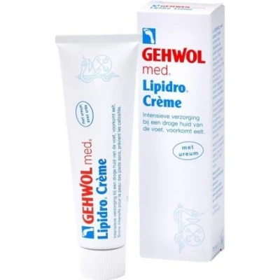 Afbeelding van Gehwol Med Lipidro Ureum Voetverzorgingscrème, 125 ml, 3 Stuk
