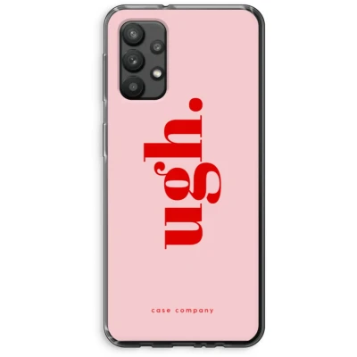 Afbeelding van Case Company® hoesje geschikt voor Samsung Galaxy A32 4G Ugh Soft Cover Telefoonhoesje Bescherming aan alle Kanten en Schermrand