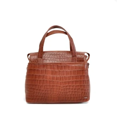 Afbeelding van Berba Schoudertas Laguna Leer cognac