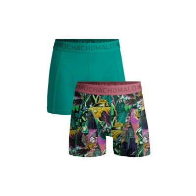 Afbeelding van Muchachomalo Heren Boxershorts 2 Pack Maat 3XL 95% Katoen Mannen Onderbroeken
