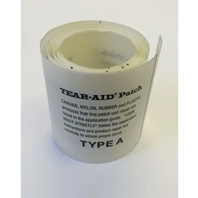 Afbeelding van Tear Aid zelfklevende reparatievlakken type A voor tenten, draken, rubberboten, zeilen, stoffen, 75 mm x 3000