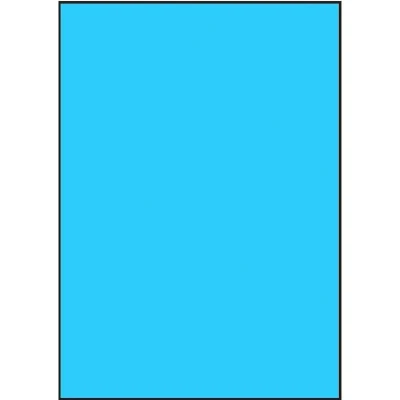 Afbeelding van Blauwe A4 etiketten 210 x 297 mm (100 vel)