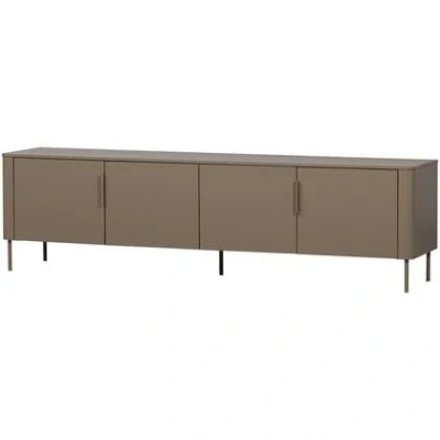 Afbeelding van WOOOD Gunnar Tv Meubel Grenenhout Mud/Bruin 56x200x44