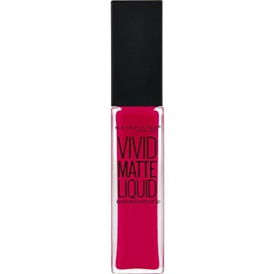 Afbeelding van Maybelline Color Sensational Vivid Matte Liquid 30 Fuchsia Ecstacy lippenstift Roze Mat