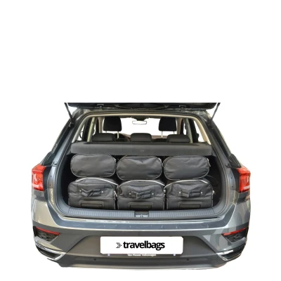 Afbeelding van Car Bags Volkswagen T Roc (A1) 2017 heden 5 deurs hatchback Laadvloer Hoog Reistas
