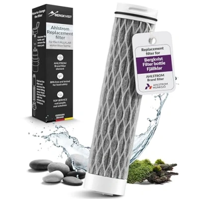 Afbeelding van Reservefilter voor Bergkvist® FjällClear buitenfles (500 ml): AHLSTROM® filter schoon drinkwater