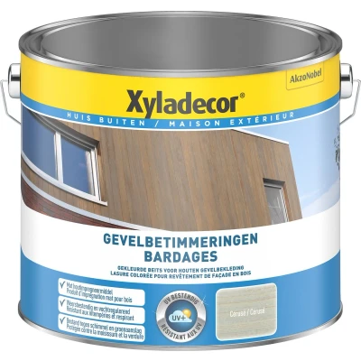 Afbeelding van Xyladecor Gevelbetimmeringen Houtbescherming Loodwit 2,5L