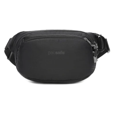 Afbeelding van PacSafe Vibe 100 Heuptas Jet Black Zwart Heuptassen