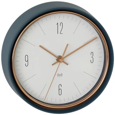 Afbeelding van TFA Dostmann 60.3547.20 Wandklok Zendergestuurd 22.3 cm x 7 Petrol, Groen