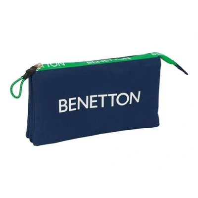 Image de SAFTA Trousse triple Benetton &quot;Green&quot;