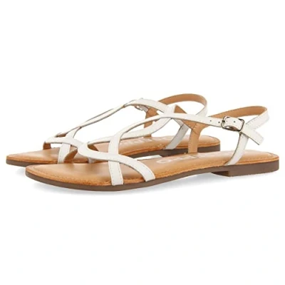 Image de GIOSEPPO Lamim Sandales blanches à fines lanières pour femme, blanc, 40 EU