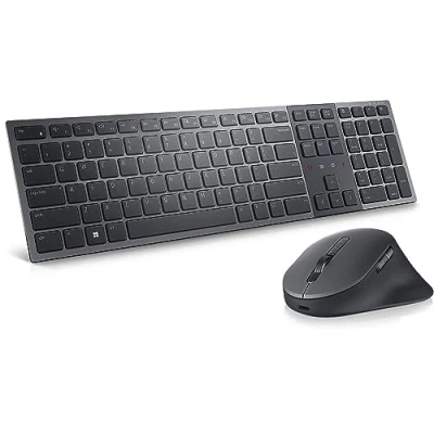 Afbeelding van DELL KM900 toetsenbord Inclusief muis Kantoor RF draadloos + Bluetooth QWERTY US International Grafiet
