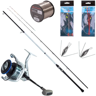 Afbeelding van Ultimate Bluecore Quiver Boat Zeevis Hengelset 3.00m set
