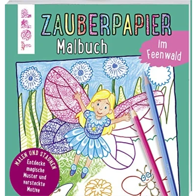 Afbeelding van Zauberpapier Malbuch im Feenwald