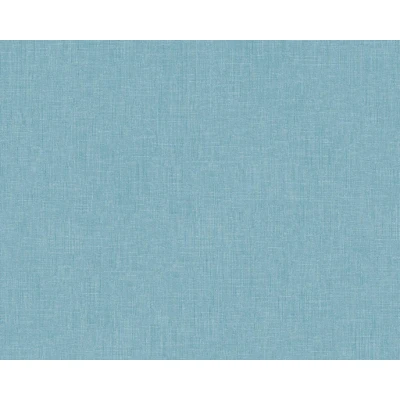 Afbeelding van LINNENLOOK BEHANG Landelijk turquoise A.S. Création Metropolitan Stories