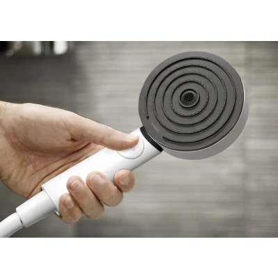 Afbeelding van hansgrohe Pulsify Select S handdouche 105 3jet Activation EcoSmart mat wit