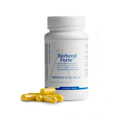 Afbeelding van Biotics Berberol Forte Capsules 60TB