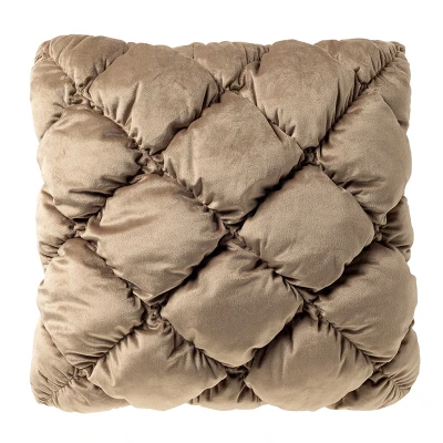 Afbeelding van Dutch Decor SOOF Kussenhoes 45x45 cm Irish Cream beige met rits zonder binnenkussen