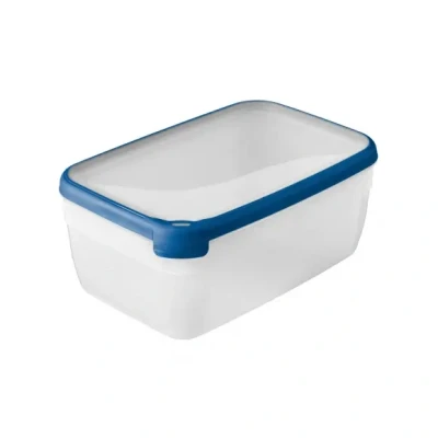 Afbeelding van Curver Grand Chef Vershoudbak Rechthoek 5.4L Transparant/Donkerblauw