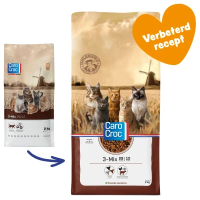Afbeelding van Carocroc Kat 3 Mix 2 KG (88158)