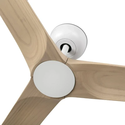 Afbeelding van Plafondventilator Heywood S, DC, wit/hout licht