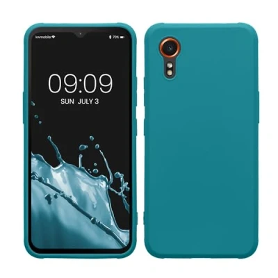Afbeelding van kwmobile telefoonhoesje geschikt voor Samsung Galaxy Xcover7 Hoesje smartphone Back cover in mat petrol