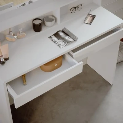 Afbeelding van Vicco Kaptafel Emma, Wit, 120 cm met spiegelplank