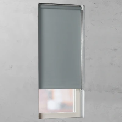 Afbeelding van Rolgordijn Smooth Smart Verduisterend Stone grey 180x190 (Grijs)