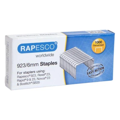 Image de Boite de 1000 Agrafes Galvanisées 923/6mm type 23