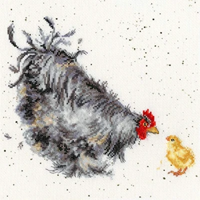 Afbeelding van Mother Hen Aida Borduurpakket Bothy Threads XHD50