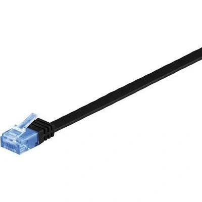 Image de Rj45 réseau câble cat 6a u utp 7.50 m noir goobay 96356
