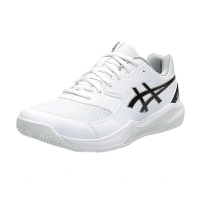 Afbeelding van Asics Geldedicate 8 CLAY Tennisschoenen voor kleibanen, Heren, Maat: 49, White/black Imitatieleer/ textiel