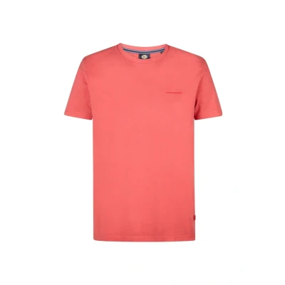 Afbeelding van Petrol Industries Tshirt basic, Heren, Maat: 3XL, Cranberry