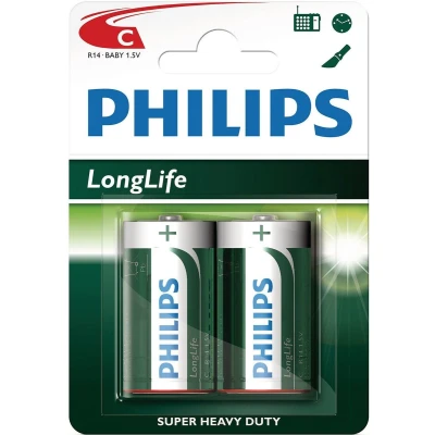 Afbeelding van Philips 12*2 Engelse staaf batterij R14
