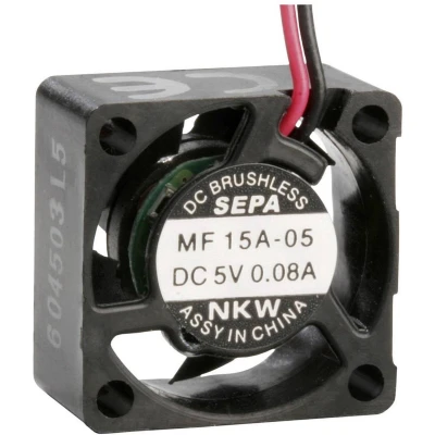 Afbeelding van SEPA MF15A05 Axiaalventilator 5 V/DC 0.6 m3/h (l x b h) 15 8 mm