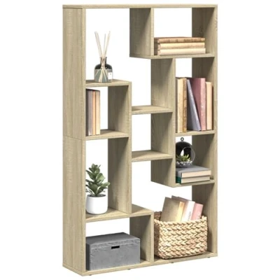 Image de vidaXL Bibliothèque chêne sonoma 72x20x120 cm bois d&#039;ingénierie858158