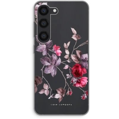Afbeelding van Case Company® hoesje geschikt voor Samsung Galaxy S23 Mooie bloemen Soft Cover Telefoonhoesje Bescherming aan alle Kanten en Schermrand