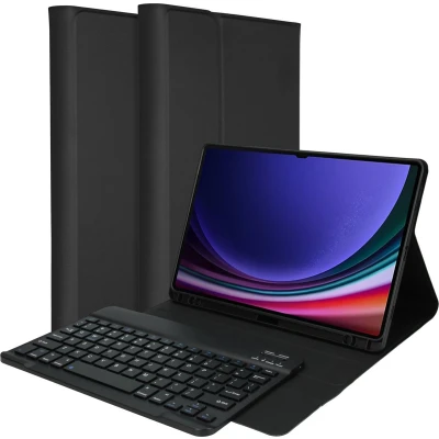 Afbeelding van Accezz QWERTY Bluetooth Keyboard Bookcase Geschikt voor de Samsung Galaxy Tab S9