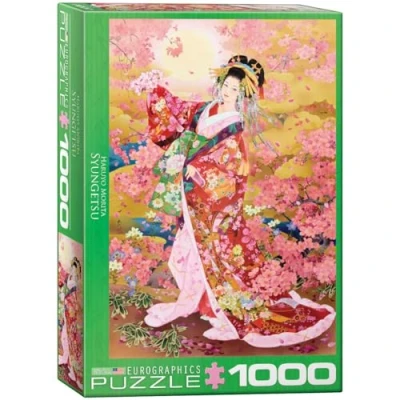 Afbeelding van Eurographics Puzzle Syungetsu BY Haruyo Morita 1000 Teile Puzzel voor kinderen, Maat: One Size, Multicoloured