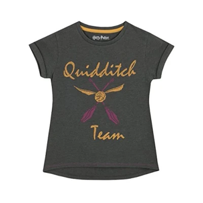 Afbeelding van HARRY POTTER Quidditch T shirts meisjes, Meerkleurig