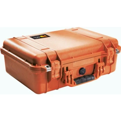 Afbeelding van Peli 1500 Waterdichte Koffer Voor Camera&#039;S, Meetinstrumenten, Elektronica Of Ander Kwetsbaar Appartuur, Ip67 Waterdicht, Capaciteit: 19L, Gemaakt In Duitsland, Met Aanpasbaar Plukschuim, Kleur: Oranje