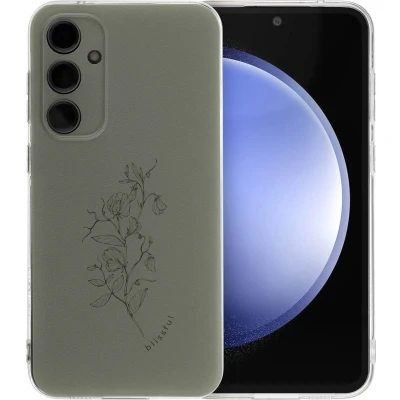 Afbeelding van iMoshion hoesje Geschikt voor Samsung Galaxy S23 FE Siliconen Design Meerkleurig / Floral Green