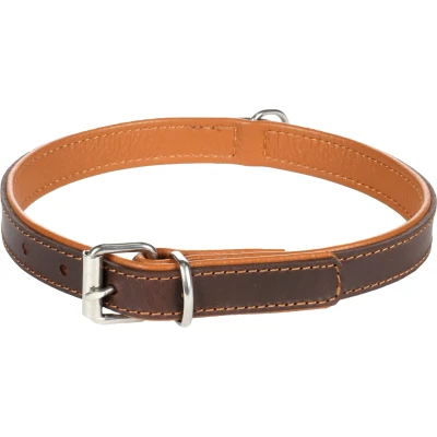 Afbeelding van Halsband Gevoerd Memphis Bruin 42 50 cm x 2,2 5 mm