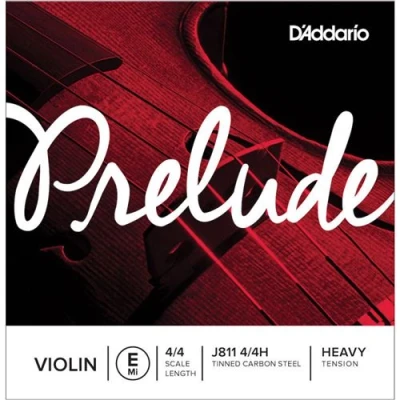 Image de D&#039;Addario J811 4/4H Corde seule (mi) violon 4/4 Prelude, Heavy