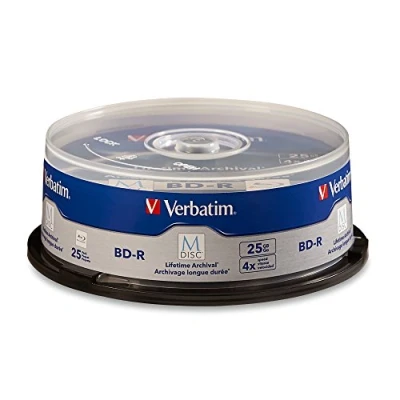 Image de Verbatim M Disc 25 x BD R Go 4x spindle