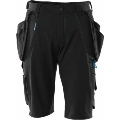 Afbeelding van Mascot Advanced short 17149 311 afritsbare spijkerzakken zwart maat C52