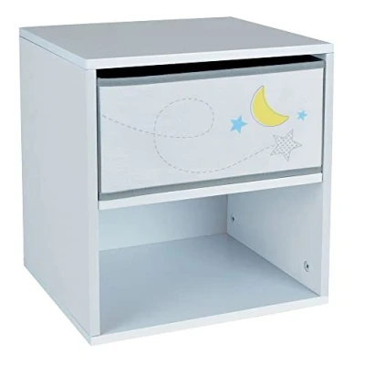 Afbeelding van Space Nachtkastje Maan 36 x 33 30 cm MDF