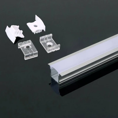 Afbeelding van V TAC VT 8107 LED Stripverlichting Montageset Zilver IP20